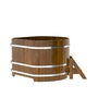 Купель BentWood угловая из лиственницы (1,37 х1,37 м.), h=1 м. Мореная Рустик для контрастных процедур фото - 3 BentWood угловая из лиственницы (1,37 х1,37 м.), h=1 м. Мореная Рустик купель фото фото - 3