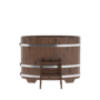 Купель BentWood овальная из дуба (0,69х1,31 м.), h=1,1 м. Мореная Премиум доступна в интернет-магазине фото - 4 BentWood овальная из дуба (0,69х1,31 м.), h=1,1 м. Мореная Премиум купель фото фото - 4