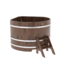 Купель BentWood угловая из дуба (1,37 х1,37 м.), h=1,1 м. Мореная Премиум в наличии на сайте фото - 1 BentWood угловая из дуба (1,37 х1,37 м.), h=1,1 м. Мореная Премиум купель фото фото - 1